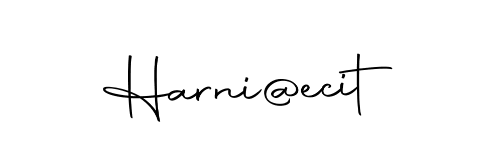 Harni@ecit stylish signature style. Best Handwritten Sign (Autography-DOLnW) for my name. Handwritten Signature Collection Ideas for my name Harni@ecit. Harni@ecit signature style 10 images and pictures png