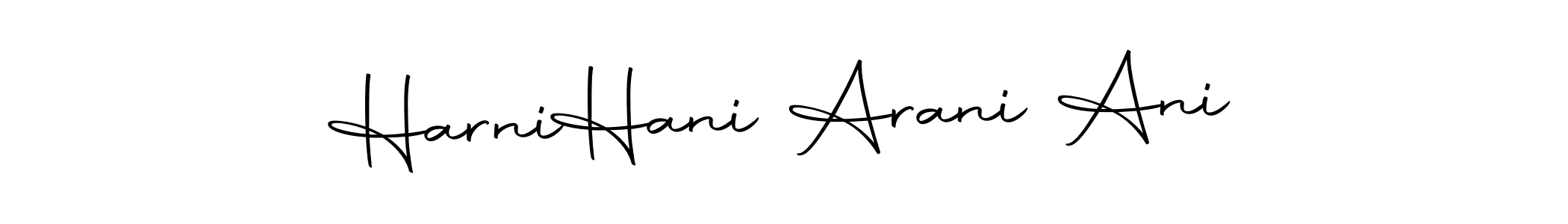 Use a signature maker to create a handwritten signature online. With this signature software, you can design (Autography-DOLnW) your own signature for name Harni  Hani Arani Ani. Harni  Hani Arani Ani signature style 10 images and pictures png