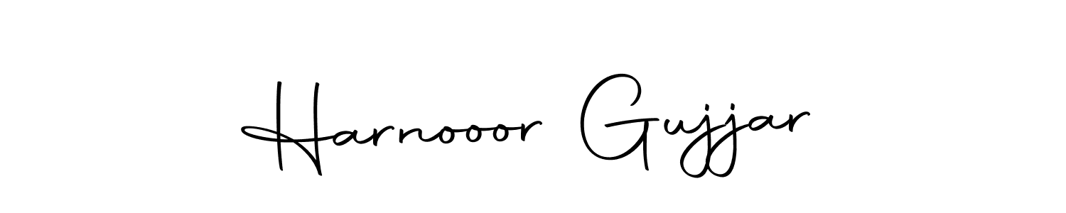 Also we have Harnooor Gujjar name is the best signature style. Create professional handwritten signature collection using Autography-DOLnW autograph style. Harnooor Gujjar signature style 10 images and pictures png