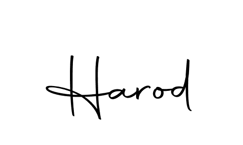 Make a beautiful signature design for name Harod. With this signature (Autography-DOLnW) style, you can create a handwritten signature for free. Harod signature style 10 images and pictures png