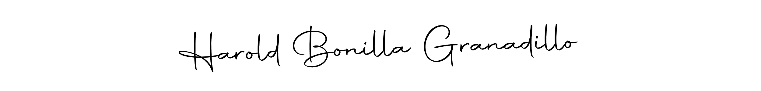 Autography-DOLnW is a professional signature style that is perfect for those who want to add a touch of class to their signature. It is also a great choice for those who want to make their signature more unique. Get Harold Bonilla Granadillo name to fancy signature for free. Harold Bonilla Granadillo signature style 10 images and pictures png