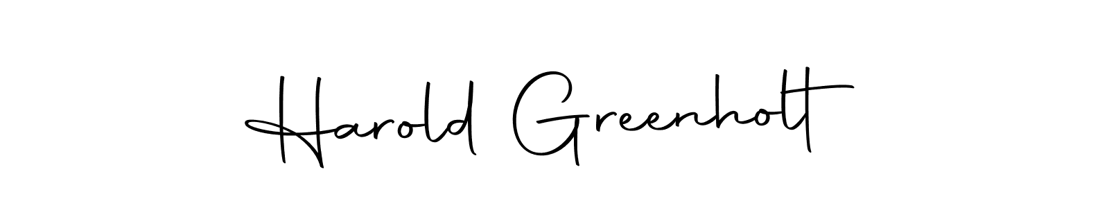 Design your own signature with our free online signature maker. With this signature software, you can create a handwritten (Autography-DOLnW) signature for name Harold Greenholt. Harold Greenholt signature style 10 images and pictures png