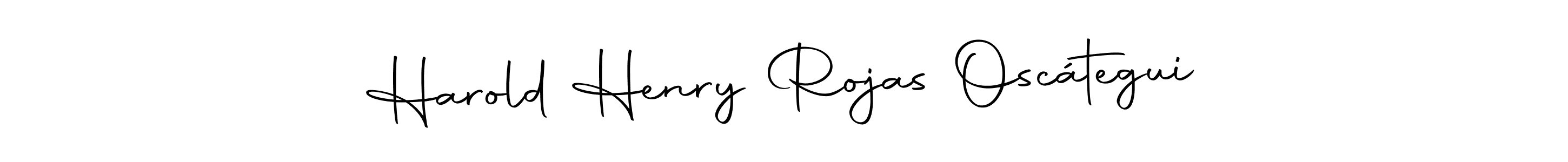 The best way (Autography-DOLnW) to make a short signature is to pick only two or three words in your name. The name Harold Henry Rojas Oscátegui include a total of six letters. For converting this name. Harold Henry Rojas Oscátegui signature style 10 images and pictures png