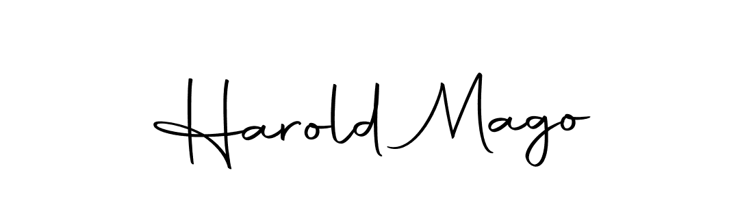 How to make Harold Mago signature? Autography-DOLnW is a professional autograph style. Create handwritten signature for Harold Mago name. Harold Mago signature style 10 images and pictures png