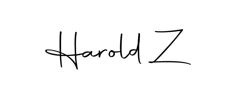 The best way (Autography-DOLnW) to make a short signature is to pick only two or three words in your name. The name Harold Z include a total of six letters. For converting this name. Harold Z signature style 10 images and pictures png