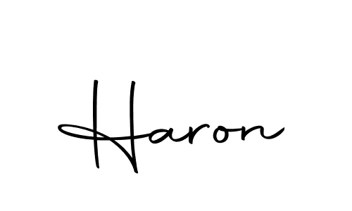 Haron stylish signature style. Best Handwritten Sign (Autography-DOLnW) for my name. Handwritten Signature Collection Ideas for my name Haron. Haron signature style 10 images and pictures png