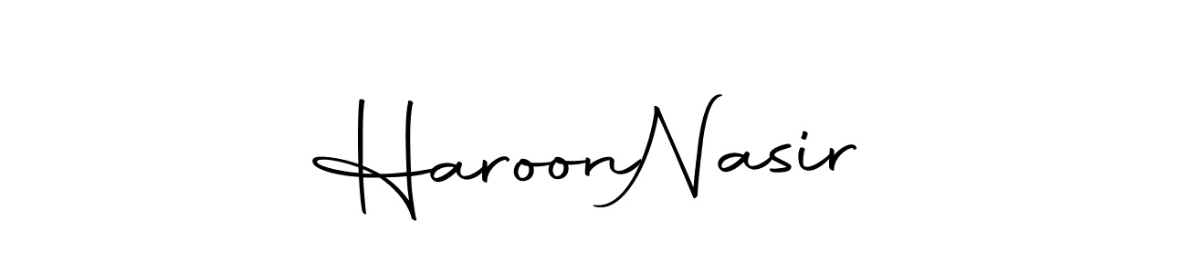 You can use this online signature creator to create a handwritten signature for the name Haroon  Nasir. This is the best online autograph maker. Haroon  Nasir signature style 10 images and pictures png