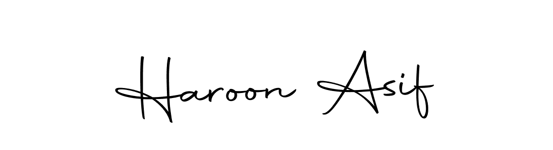 The best way (Autography-DOLnW) to make a short signature is to pick only two or three words in your name. The name Haroon Asif include a total of six letters. For converting this name. Haroon Asif signature style 10 images and pictures png