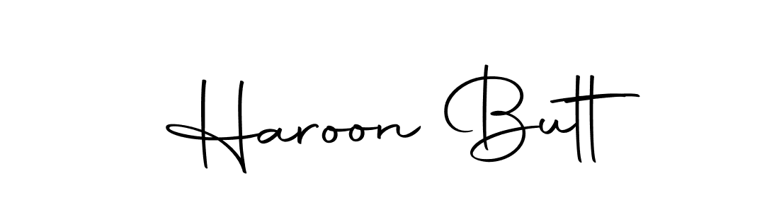 if you are searching for the best signature style for your name Haroon Butt. so please give up your signature search. here we have designed multiple signature styles  using Autography-DOLnW. Haroon Butt signature style 10 images and pictures png