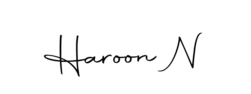 How to Draw Haroon N signature style? Autography-DOLnW is a latest design signature styles for name Haroon N. Haroon N signature style 10 images and pictures png
