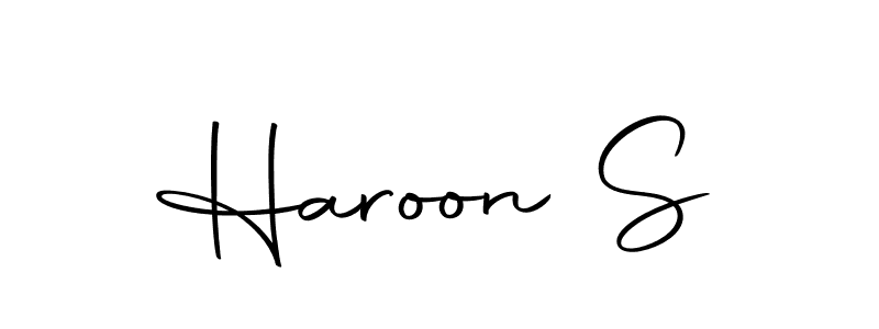 Similarly Autography-DOLnW is the best handwritten signature design. Signature creator online .You can use it as an online autograph creator for name Haroon S. Haroon S signature style 10 images and pictures png