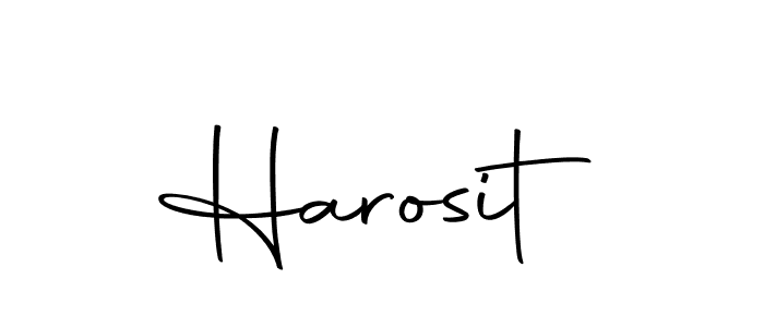 Harosit stylish signature style. Best Handwritten Sign (Autography-DOLnW) for my name. Handwritten Signature Collection Ideas for my name Harosit. Harosit signature style 10 images and pictures png