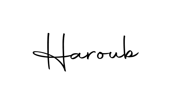 Similarly Autography-DOLnW is the best handwritten signature design. Signature creator online .You can use it as an online autograph creator for name Haroub. Haroub signature style 10 images and pictures png