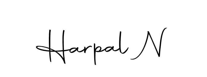 The best way (Autography-DOLnW) to make a short signature is to pick only two or three words in your name. The name Harpal N include a total of six letters. For converting this name. Harpal N signature style 10 images and pictures png