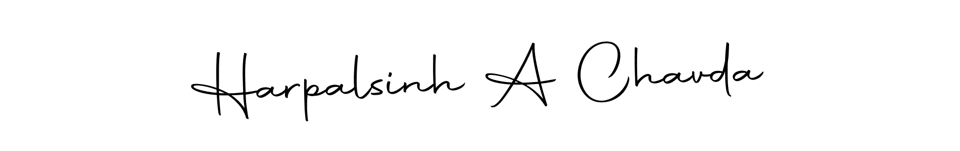 How to make Harpalsinh A Chavda signature? Autography-DOLnW is a professional autograph style. Create handwritten signature for Harpalsinh A Chavda name. Harpalsinh A Chavda signature style 10 images and pictures png