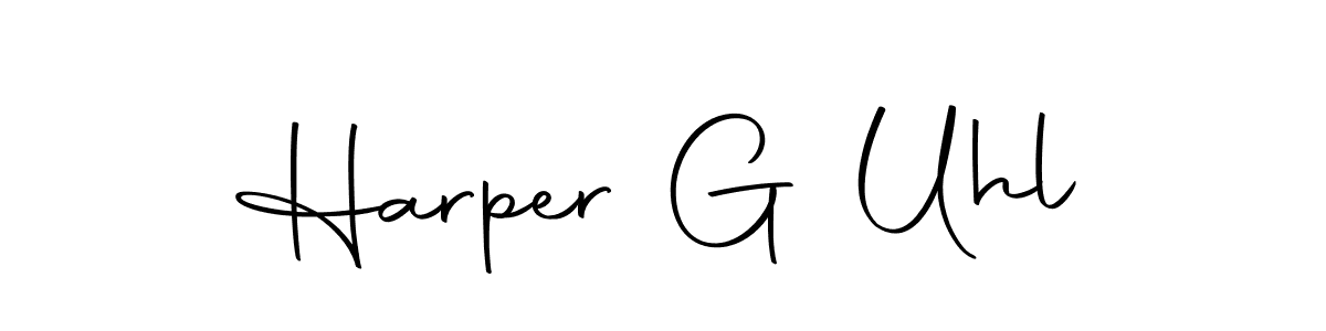 Make a short Harper G Uhl signature style. Manage your documents anywhere anytime using Autography-DOLnW. Create and add eSignatures, submit forms, share and send files easily. Harper G Uhl signature style 10 images and pictures png