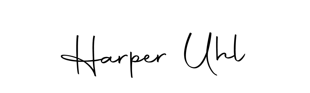 Create a beautiful signature design for name Harper Uhl. With this signature (Autography-DOLnW) fonts, you can make a handwritten signature for free. Harper Uhl signature style 10 images and pictures png