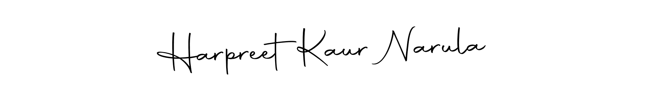 Also we have Harpreet  Kaur Narula name is the best signature style. Create professional handwritten signature collection using Autography-DOLnW autograph style. Harpreet  Kaur Narula signature style 10 images and pictures png