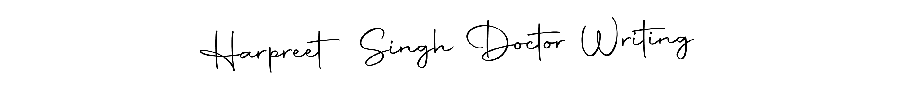 Design your own signature with our free online signature maker. With this signature software, you can create a handwritten (Autography-DOLnW) signature for name Harpreet Singh Doctor Writing. Harpreet Singh Doctor Writing signature style 10 images and pictures png