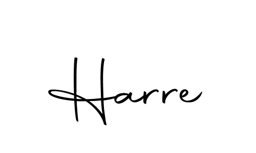 You should practise on your own different ways (Autography-DOLnW) to write your name (Harre) in signature. don't let someone else do it for you. Harre signature style 10 images and pictures png