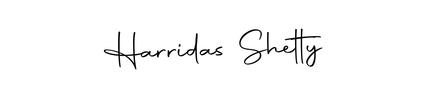 Make a beautiful signature design for name Harridas Shetty. Use this online signature maker to create a handwritten signature for free. Harridas Shetty signature style 10 images and pictures png