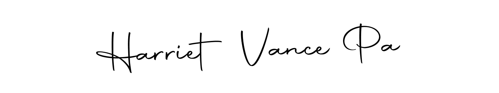 Autography-DOLnW is a professional signature style that is perfect for those who want to add a touch of class to their signature. It is also a great choice for those who want to make their signature more unique. Get Harriet Vance Pa name to fancy signature for free. Harriet Vance Pa signature style 10 images and pictures png