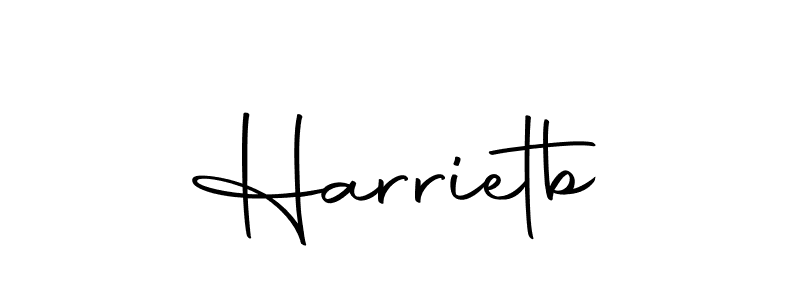 Use a signature maker to create a handwritten signature online. With this signature software, you can design (Autography-DOLnW) your own signature for name Harrietb. Harrietb signature style 10 images and pictures png