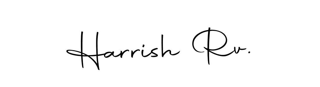 Use a signature maker to create a handwritten signature online. With this signature software, you can design (Autography-DOLnW) your own signature for name Harrish Rv.. Harrish Rv. signature style 10 images and pictures png