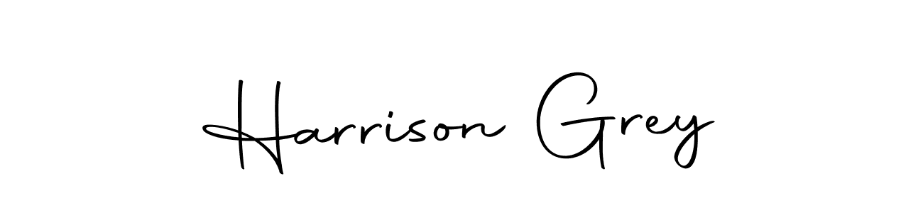How to make Harrison Grey name signature. Use Autography-DOLnW style for creating short signs online. This is the latest handwritten sign. Harrison Grey signature style 10 images and pictures png