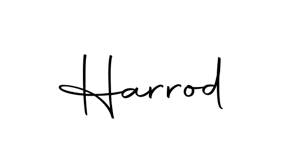 Create a beautiful signature design for name Harrod. With this signature (Autography-DOLnW) fonts, you can make a handwritten signature for free. Harrod signature style 10 images and pictures png