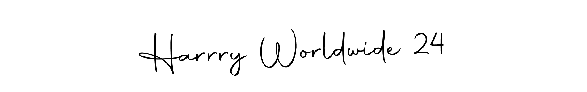 Harrry Worldwide 24 stylish signature style. Best Handwritten Sign (Autography-DOLnW) for my name. Handwritten Signature Collection Ideas for my name Harrry Worldwide 24. Harrry Worldwide 24 signature style 10 images and pictures png