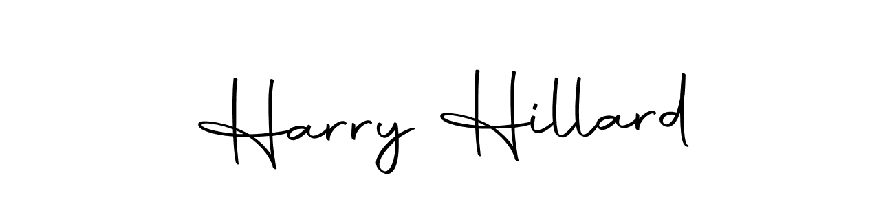 How to make Harry Hillard name signature. Use Autography-DOLnW style for creating short signs online. This is the latest handwritten sign. Harry Hillard signature style 10 images and pictures png