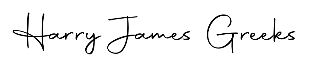 Make a beautiful signature design for name Harry James Greeks. Use this online signature maker to create a handwritten signature for free. Harry James Greeks signature style 10 images and pictures png