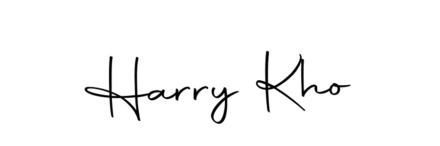 Use a signature maker to create a handwritten signature online. With this signature software, you can design (Autography-DOLnW) your own signature for name Harry Kho. Harry Kho signature style 10 images and pictures png