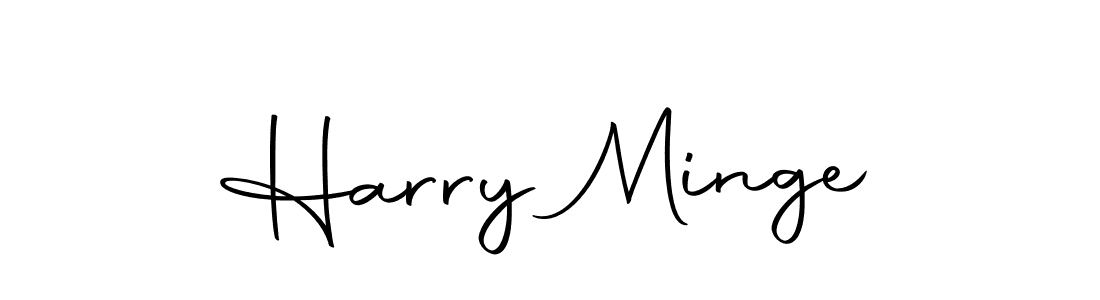 Create a beautiful signature design for name Harry Minge. With this signature (Autography-DOLnW) fonts, you can make a handwritten signature for free. Harry Minge signature style 10 images and pictures png