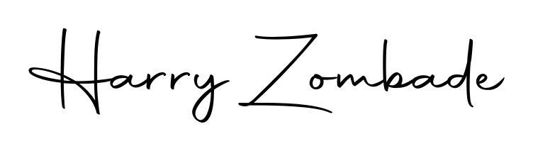 Create a personalized artistic stamp with Harry Zombade in Autography-DOLnW font. Perfect for visual artists, designers, and influencers. Harry Zombade signature style 10 images and pictures png