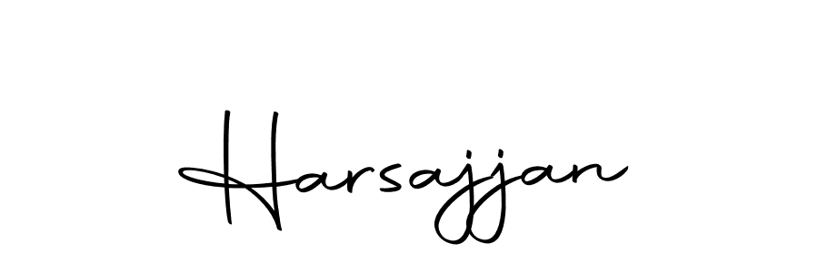 You can use this online signature creator to create a handwritten signature for the name Harsajjan. This is the best online autograph maker. Harsajjan signature style 10 images and pictures png