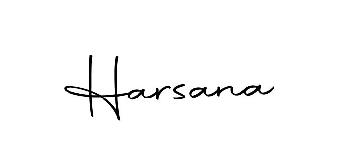 Make a beautiful signature design for name Harsana. With this signature (Autography-DOLnW) style, you can create a handwritten signature for free. Harsana signature style 10 images and pictures png