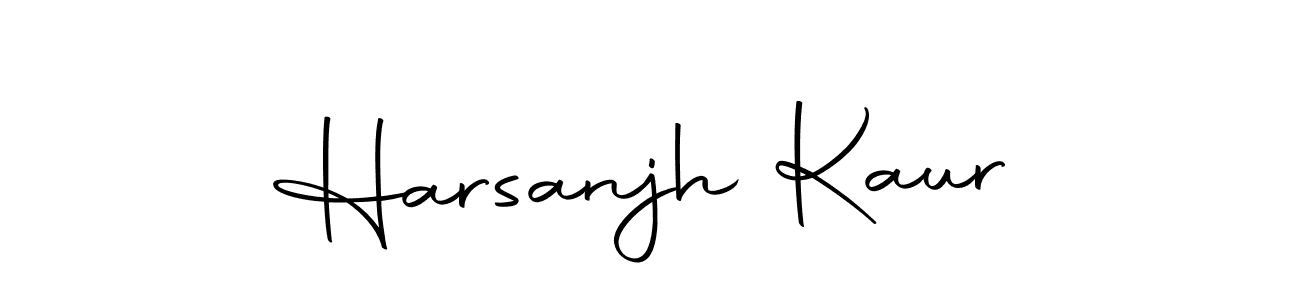 Design your own signature with our free online signature maker. With this signature software, you can create a handwritten (Autography-DOLnW) signature for name Harsanjh Kaur. Harsanjh Kaur signature style 10 images and pictures png