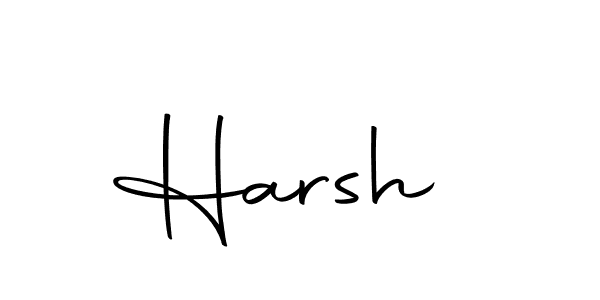 Design your own signature with our free online signature maker. With this signature software, you can create a handwritten (Autography-DOLnW) signature for name Harsh . Harsh  signature style 10 images and pictures png