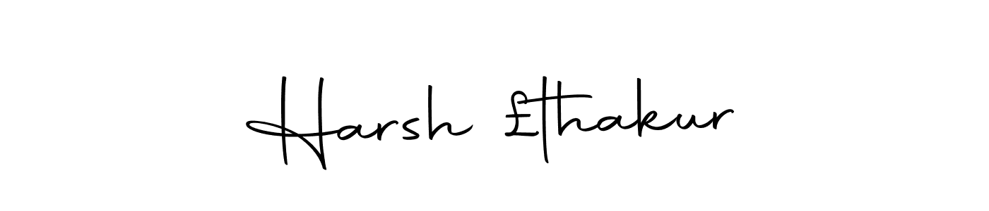 Create a beautiful signature design for name Harsh £thakur. With this signature (Autography-DOLnW) fonts, you can make a handwritten signature for free. Harsh £thakur signature style 10 images and pictures png