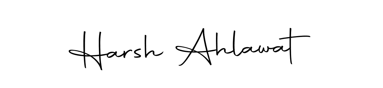 Use a signature maker to create a handwritten signature online. With this signature software, you can design (Autography-DOLnW) your own signature for name Harsh Ahlawat. Harsh Ahlawat signature style 10 images and pictures png