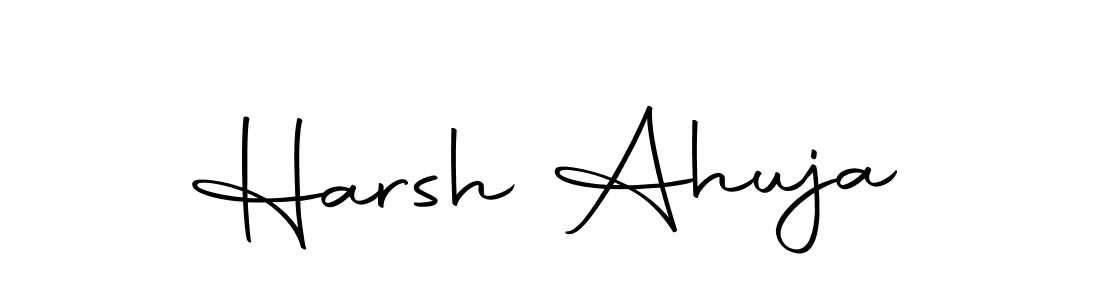 Make a beautiful signature design for name Harsh Ahuja. With this signature (Autography-DOLnW) style, you can create a handwritten signature for free. Harsh Ahuja signature style 10 images and pictures png