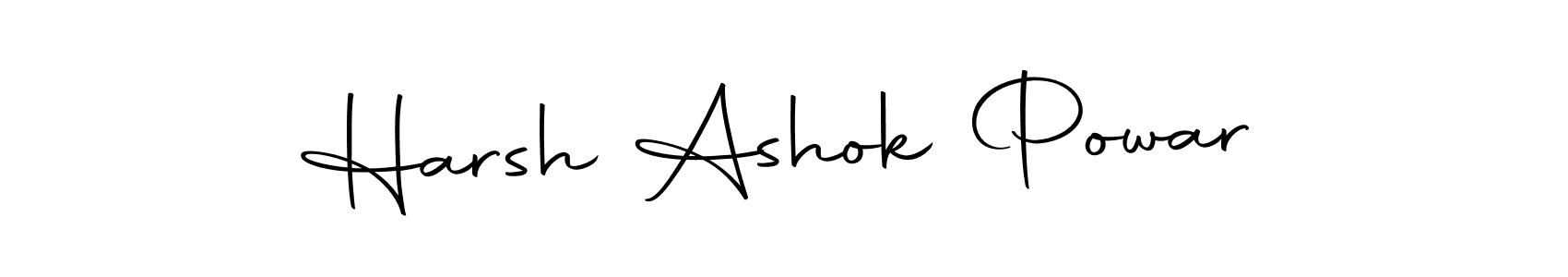 Also we have Harsh Ashok Powar name is the best signature style. Create professional handwritten signature collection using Autography-DOLnW autograph style. Harsh Ashok Powar signature style 10 images and pictures png