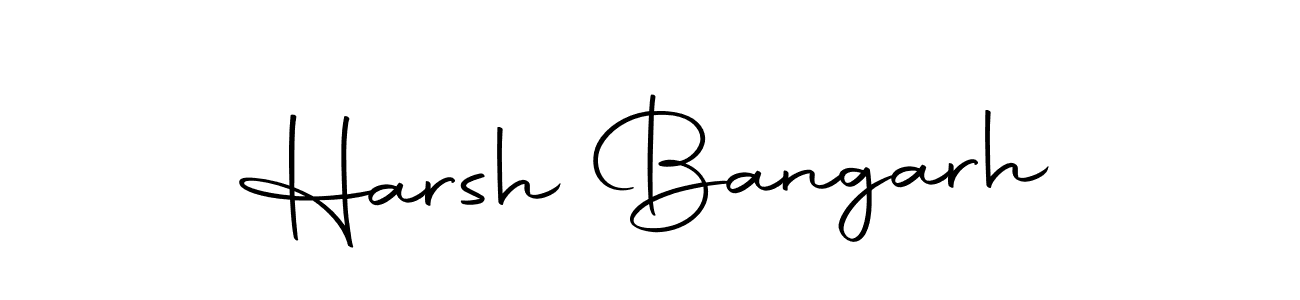 It looks lik you need a new signature style for name Harsh Bangarh. Design unique handwritten (Autography-DOLnW) signature with our free signature maker in just a few clicks. Harsh Bangarh signature style 10 images and pictures png