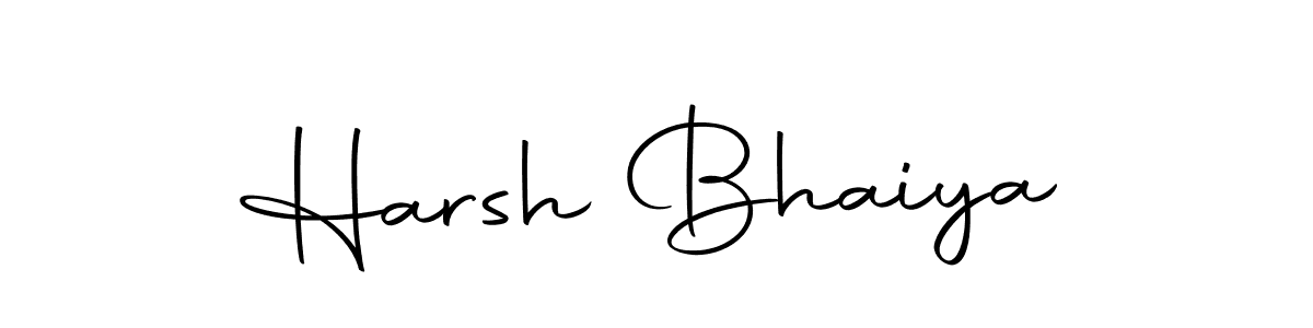 You should practise on your own different ways (Autography-DOLnW) to write your name (Harsh Bhaiya) in signature. don't let someone else do it for you. Harsh Bhaiya signature style 10 images and pictures png