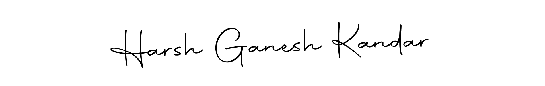 Use a signature maker to create a handwritten signature online. With this signature software, you can design (Autography-DOLnW) your own signature for name Harsh Ganesh Kandar. Harsh Ganesh Kandar signature style 10 images and pictures png