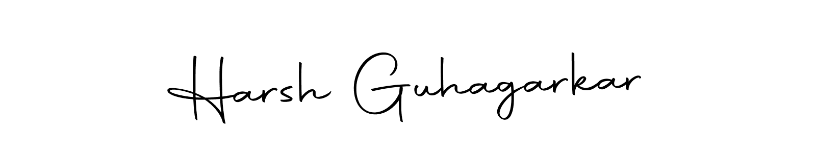 Harsh Guhagarkar stylish signature style. Best Handwritten Sign (Autography-DOLnW) for my name. Handwritten Signature Collection Ideas for my name Harsh Guhagarkar. Harsh Guhagarkar signature style 10 images and pictures png