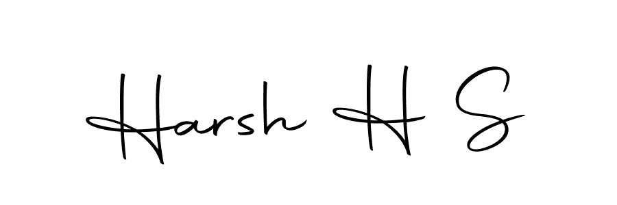 The best way (Autography-DOLnW) to make a short signature is to pick only two or three words in your name. The name Harsh H S include a total of six letters. For converting this name. Harsh H S signature style 10 images and pictures png