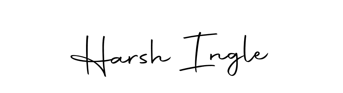 You can use this online signature creator to create a handwritten signature for the name Harsh Ingle. This is the best online autograph maker. Harsh Ingle signature style 10 images and pictures png